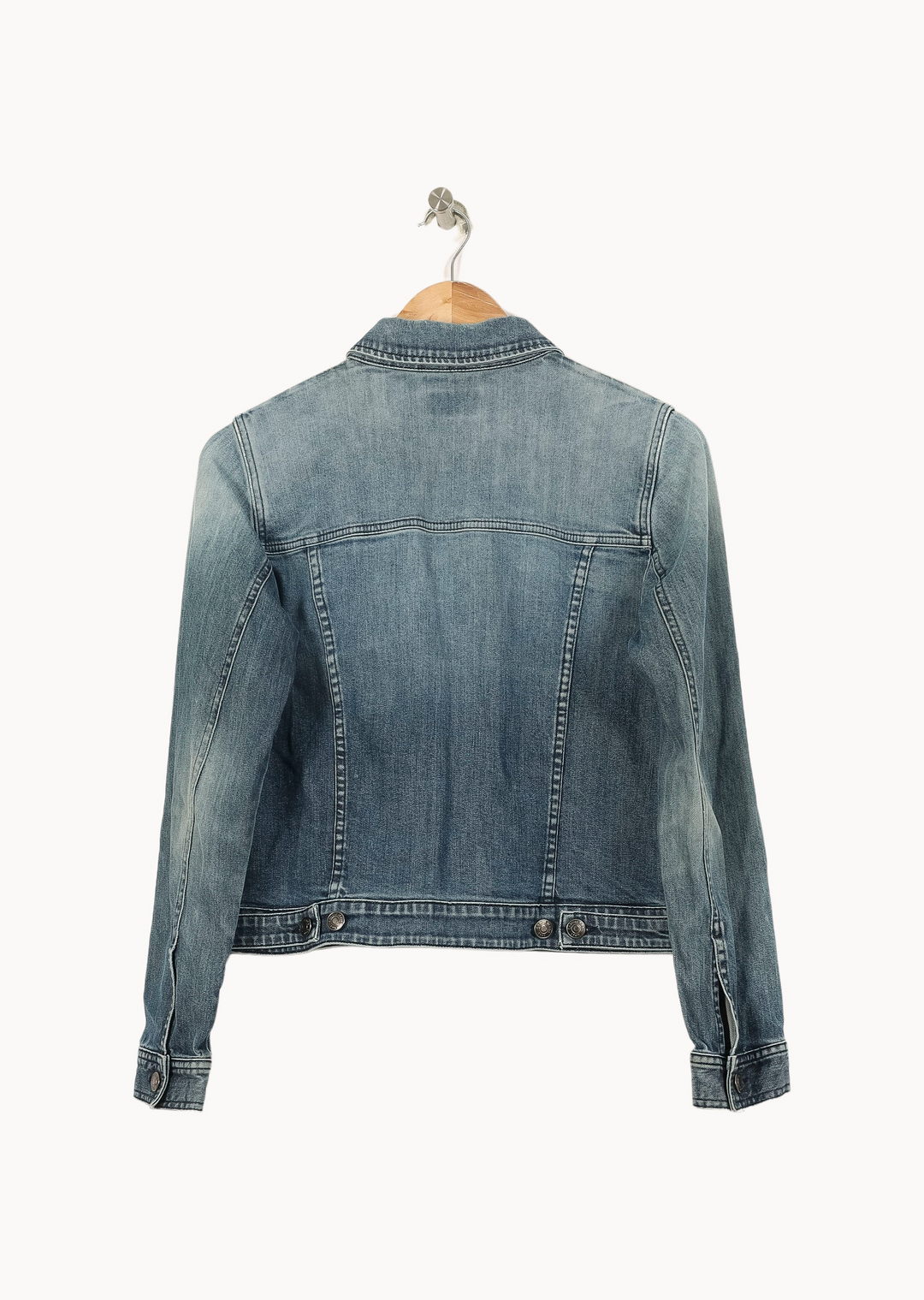 Veste en Jean Bleue - Taille M/38 de la marque Caroll | PARAD27088 - Vendu par Paradigme - Image 4