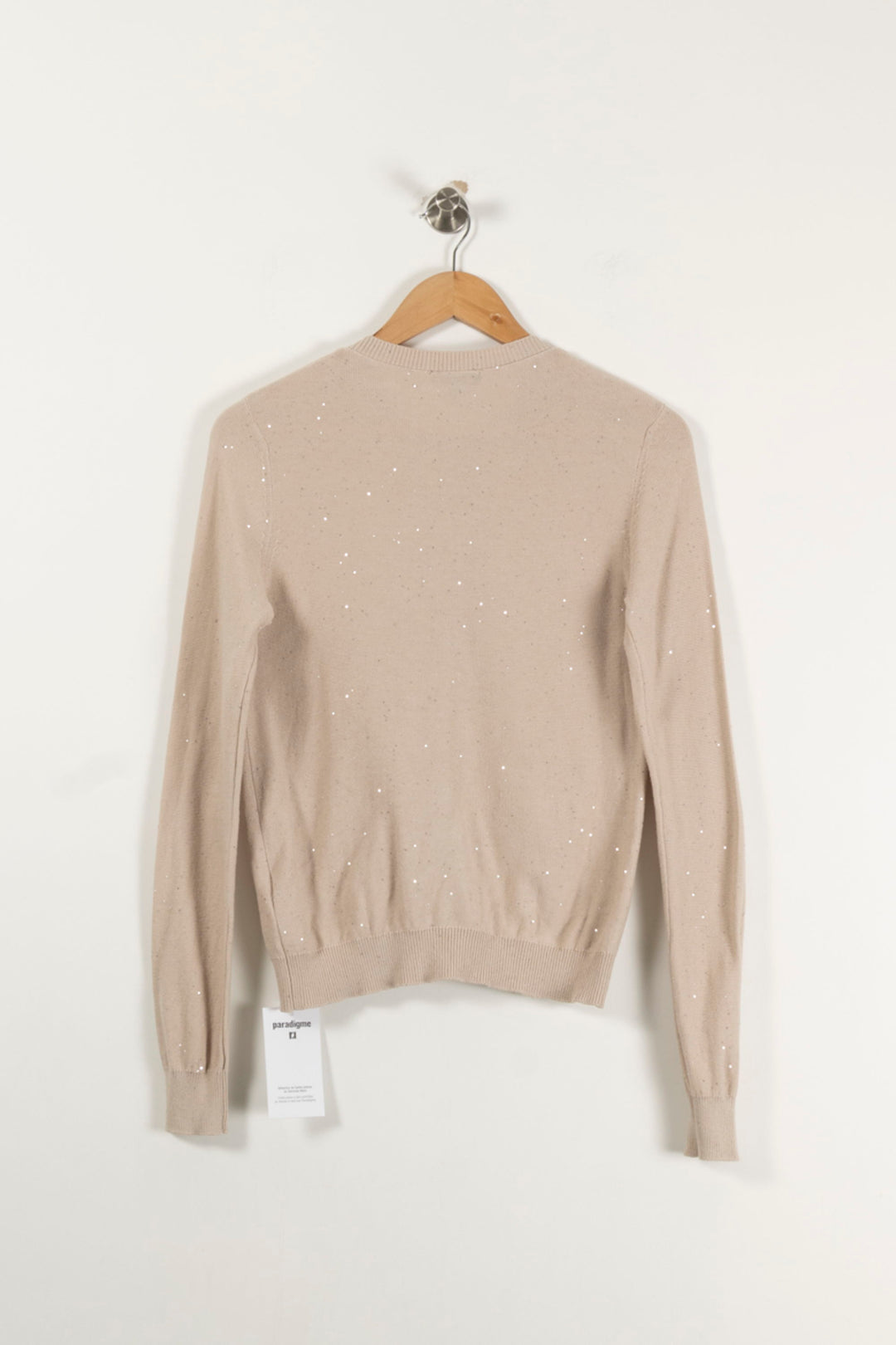 Cardigan Beige - Taille XS/34 de la marque Caroll | PARAD27089 - Vendu par Paradigme - Image 4