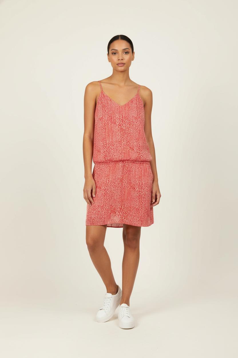 Robe rose à motifs - Taille S/36
