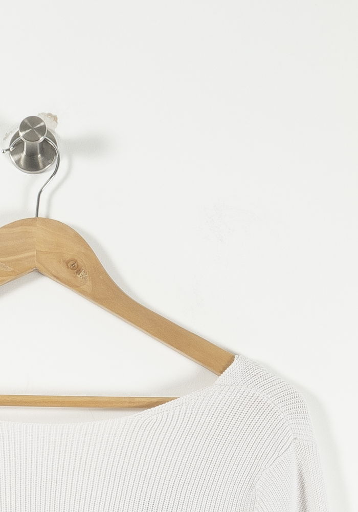 Pull Blanc - Taille XS/34 de la marque Caroll | PARAD27100 - Vendu par Paradigme - Image 3