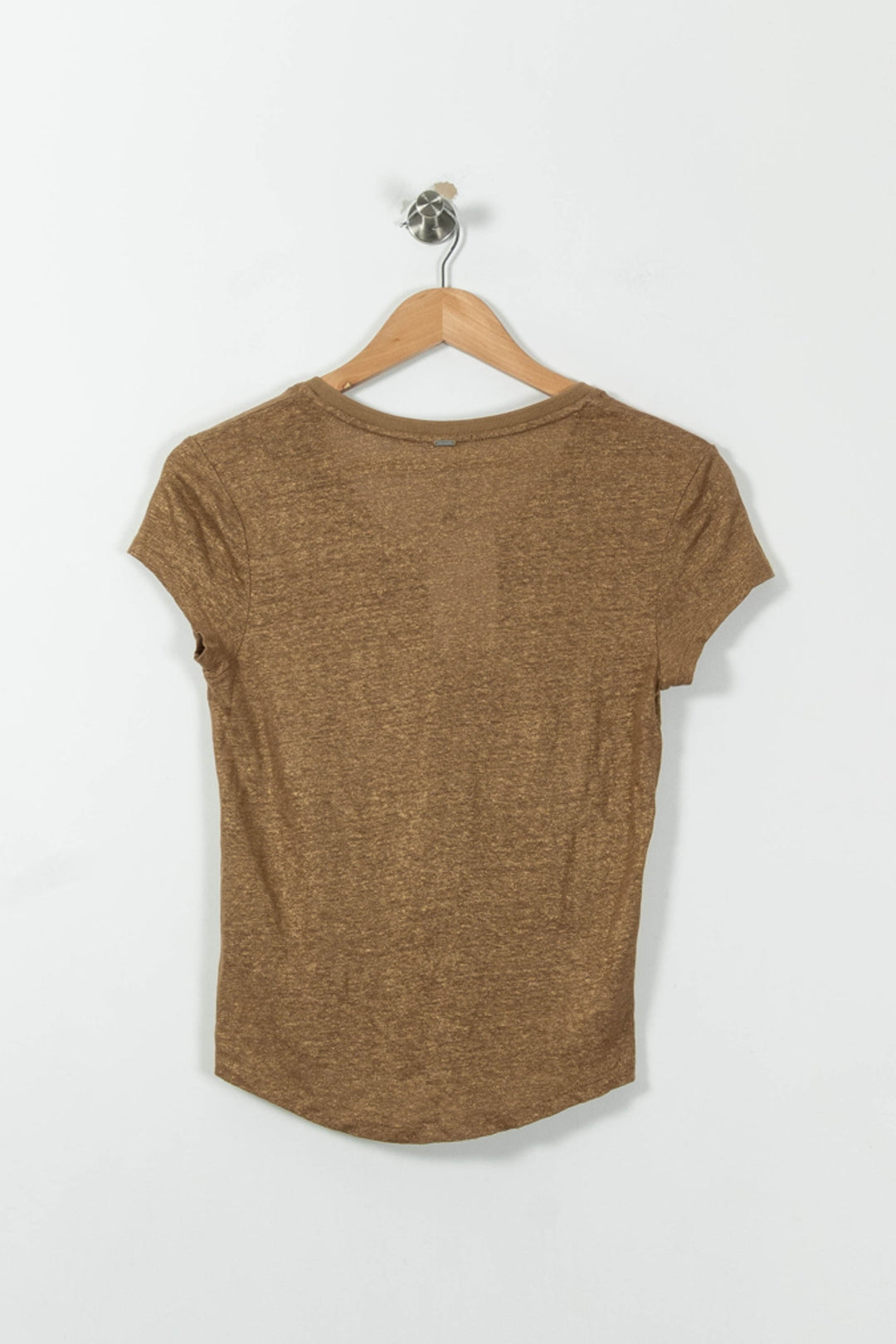 Tee-shirt Marron - Taille XS/34 de la marque IKKS | PARAD27142 - Vendu par Paradigme - Image 4