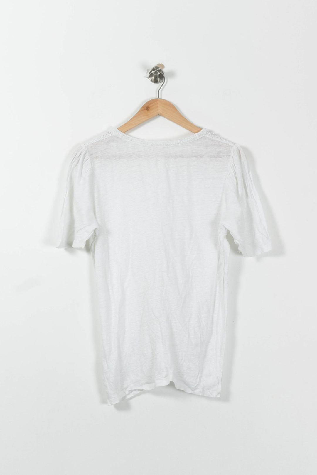 T-shirt Blanc - Taille M/38 de la marque Maison 123 | PARAD27170 - Vendu par Paradigme - Image 4