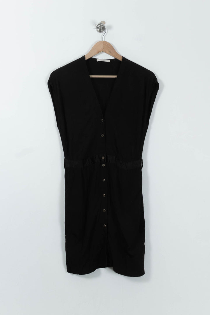 Robe Chemise Noire - Taille XS/34 de la marque Sessùn | PARAD27171 - Vendu par Paradigme - Image 2