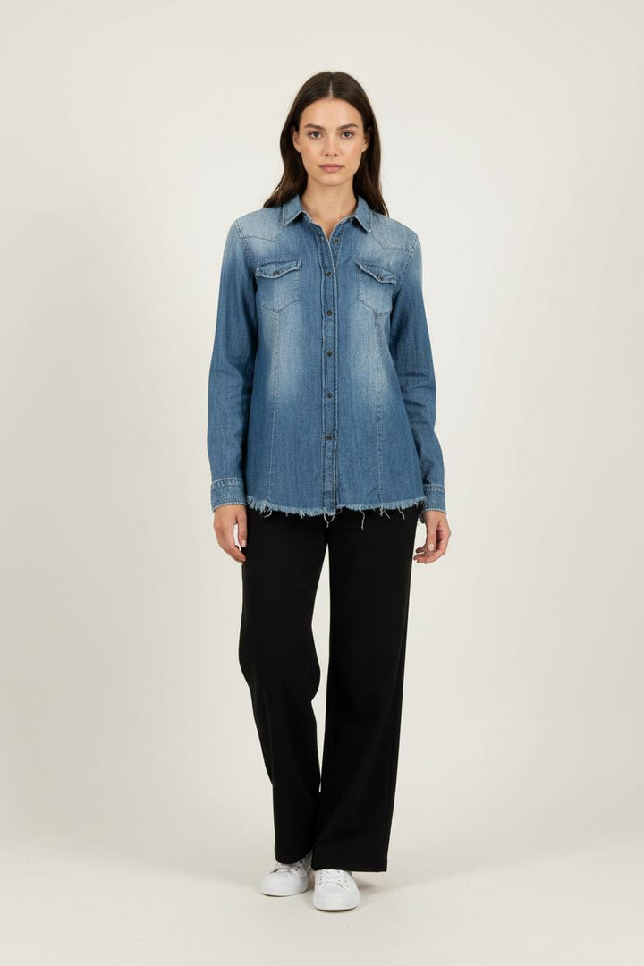 Chemise en Jean Bleue - Taille M/38 de la marque Imperial | PARAD27173 - Vendu par Paradigme - Image 1