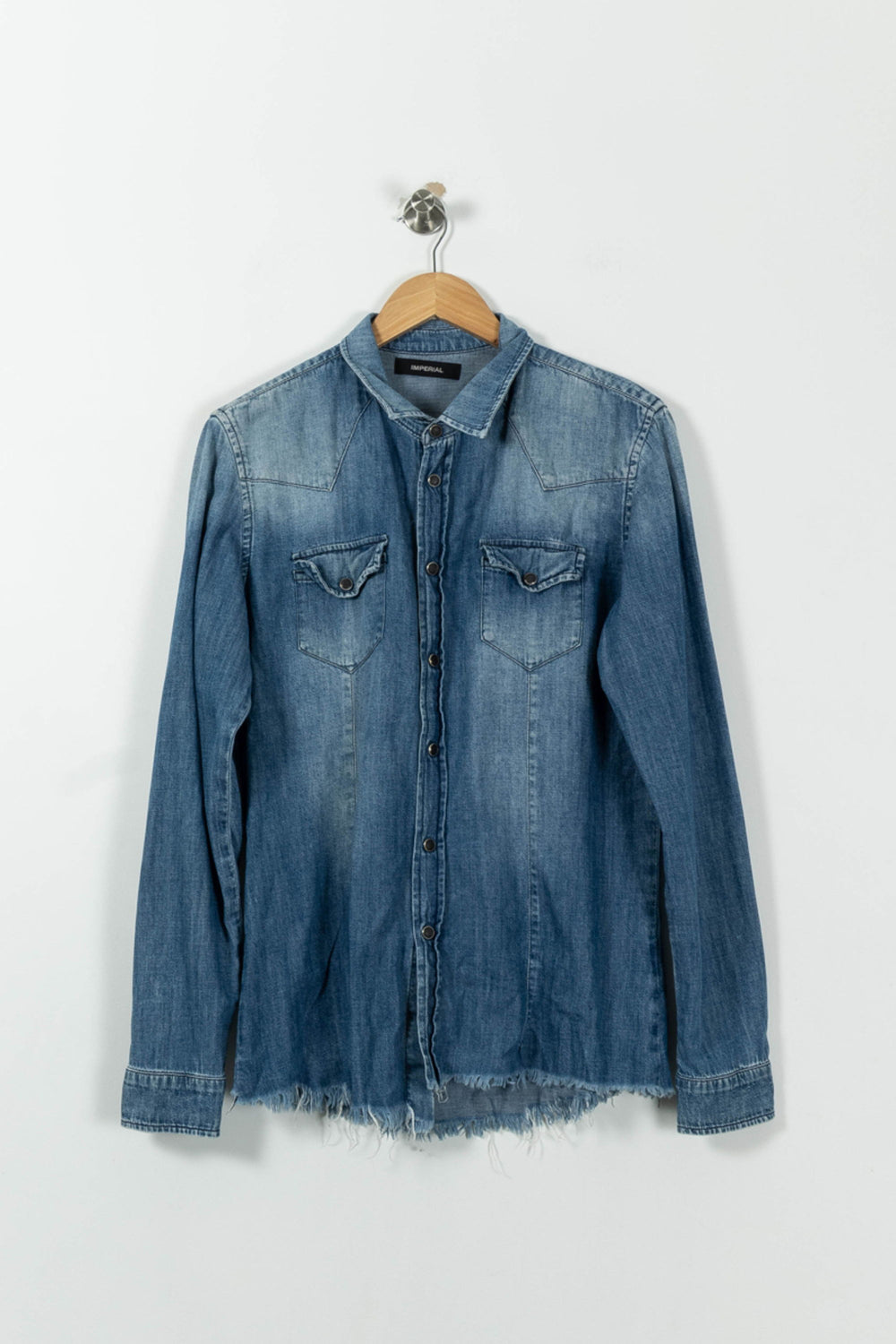 Chemise en Jean Bleue - Taille M/38 de la marque Imperial | PARAD27173 - Vendu par Paradigme - Image 2