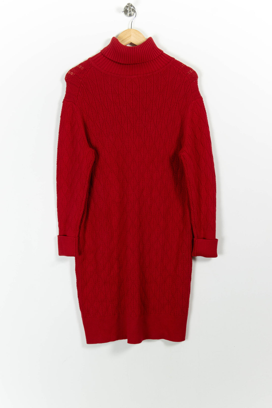 Robe Pull Rouge - Taille XS/34 de la marque Tara Jarmon | PARAD27203 - Vendu par Paradigme - Image 4