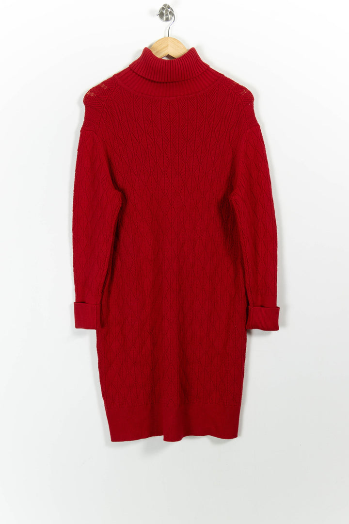 Robe Pull Rouge - Taille XS/34 de la marque Tara Jarmon | PARAD27203 - Vendu par Paradigme - Image 4