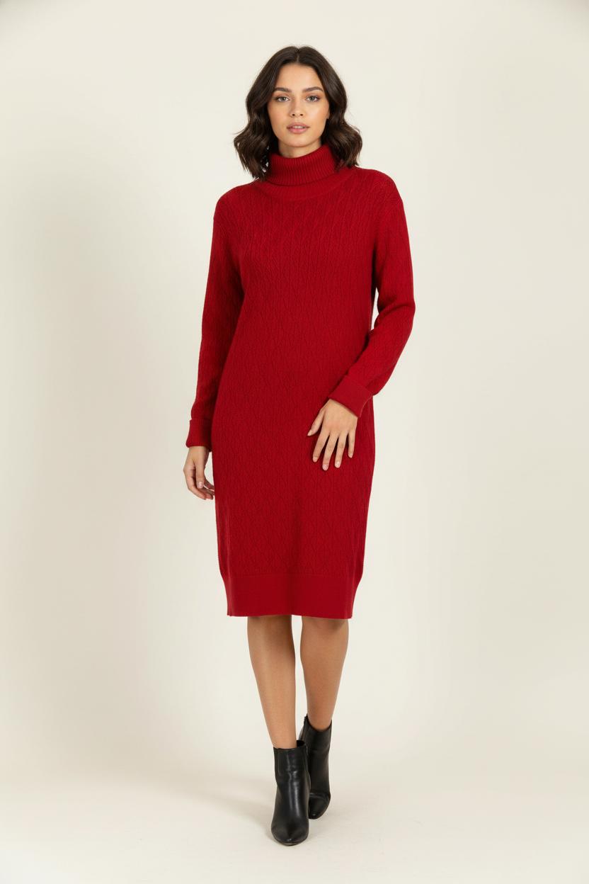 Robe Pull Rouge - Taille XS/34 de la marque Tara Jarmon | PARAD27203 - Vendu par Paradigme - Image 1