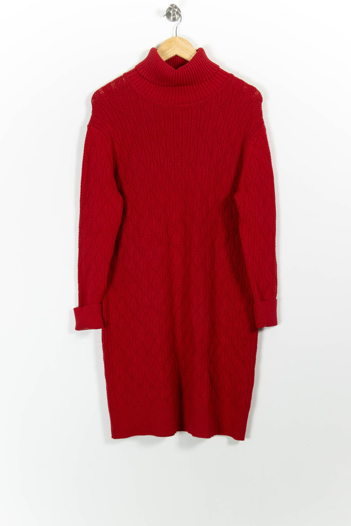 Robe Pull Rouge - Taille XS/34 de la marque Tara Jarmon | PARAD27203 - Vendu par Paradigme - Image 2