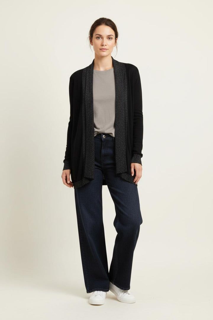 Cardigan Noir - Taille S/36 de la marque La Petite Etoile | PARAD27222 - Vendu par Paradigme - Image 1