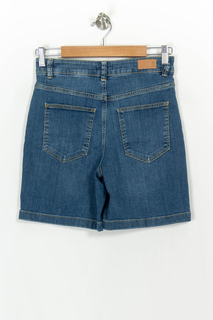 Short en Jean Bleu - Taille S/36 de la marque Caroll | PARAD27226 - Vendu par Paradigme - Image 4
