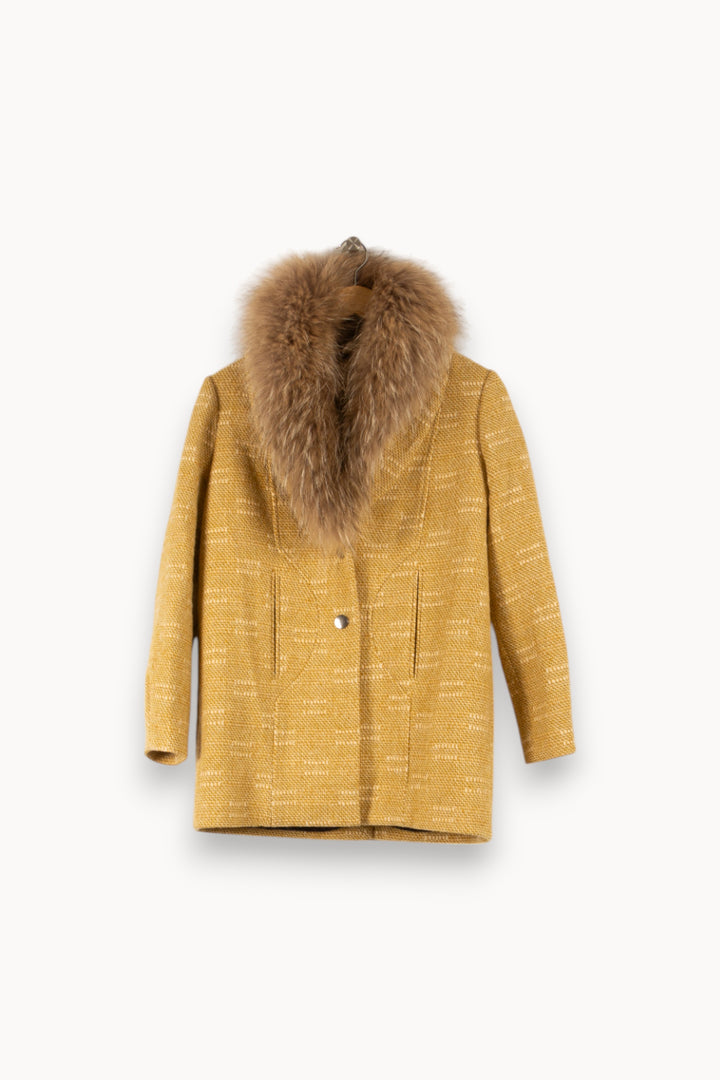 Manteau Jaune - Taille XS/34 de la marque ba&sh | PARAD27230 - Vendu par Paradigme - Image 2