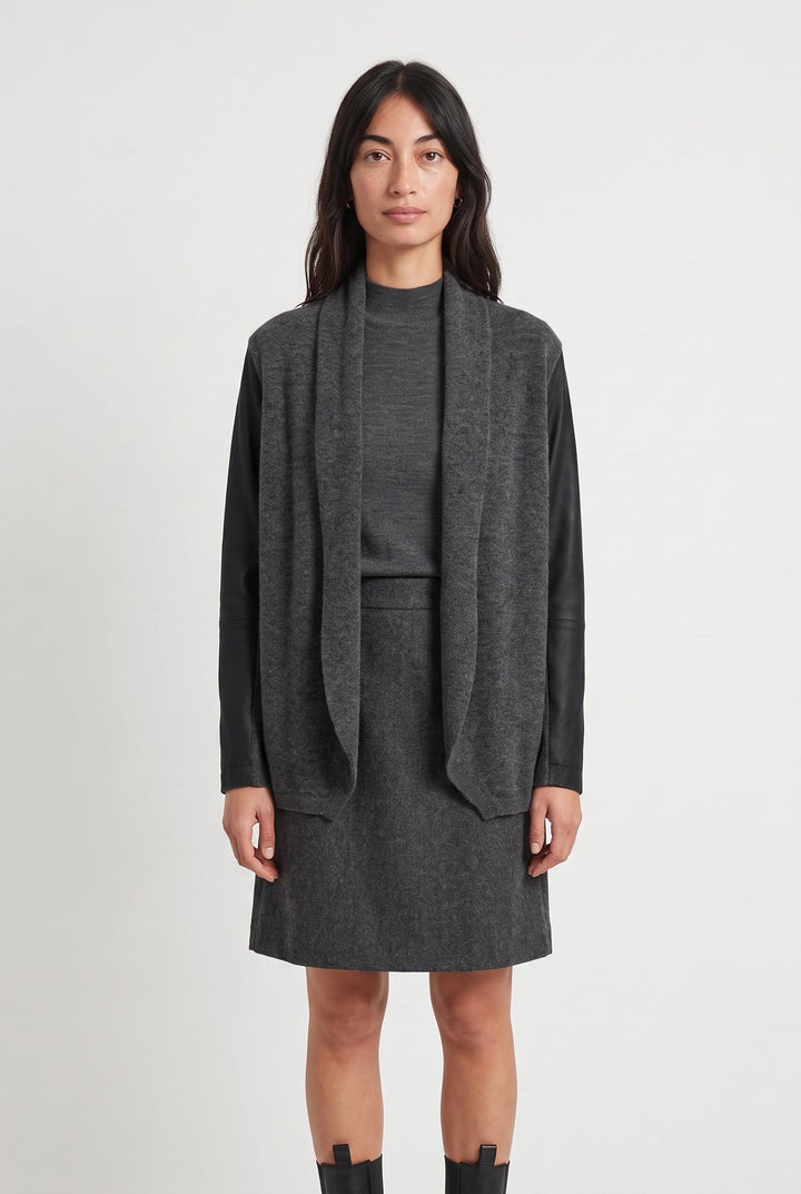 Cardigan Gris et Noir - Taille XS/34 de la marque The Kooples | PARAD27232 - Vendu par Paradigme - Image 1