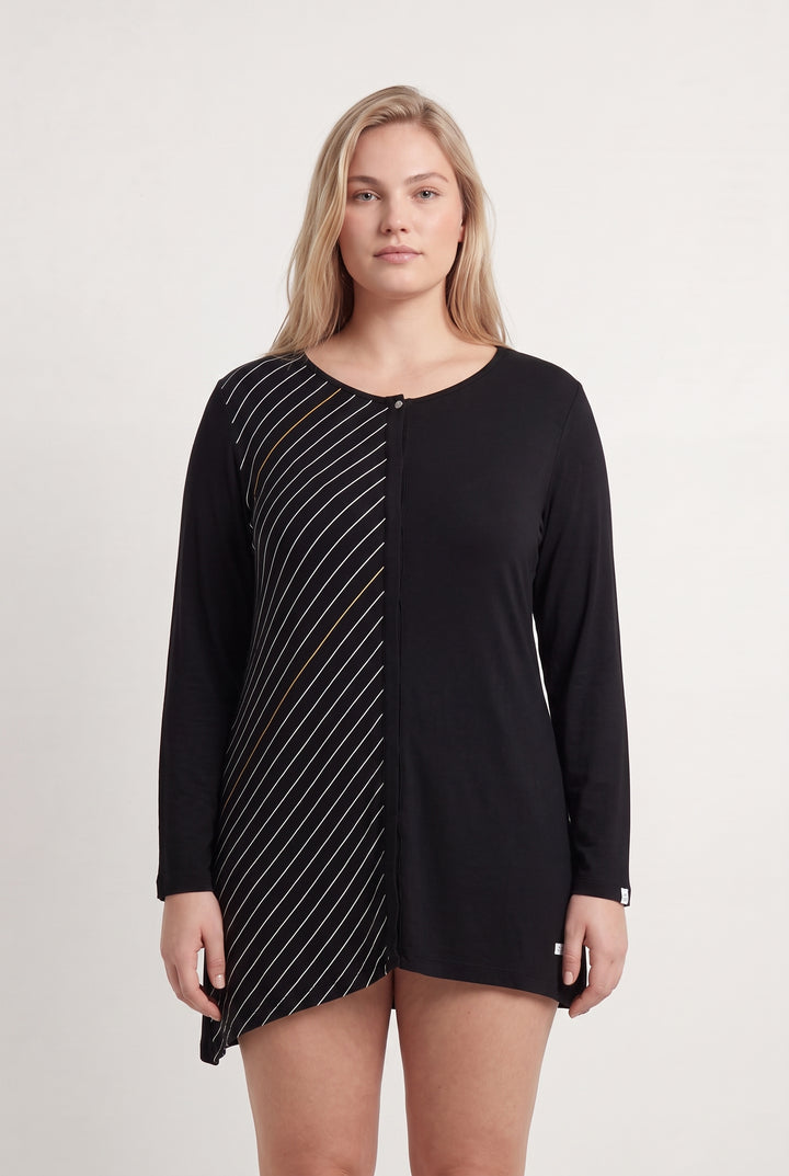 Blouse Noire et Blanche - Taille XL/42 de la marque I.Code | PARAD27262 - Vendu par Paradigme - Image 1