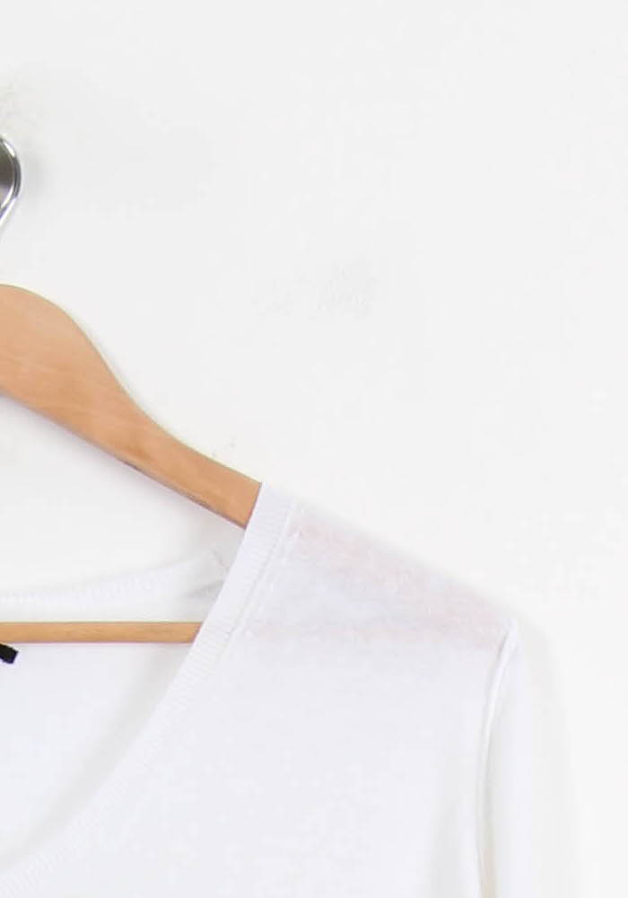 Pull Blanc et Gris - Taille XL/42 de la marque IKKS | PARAD27263 - Vendu par Paradigme - Image 3
