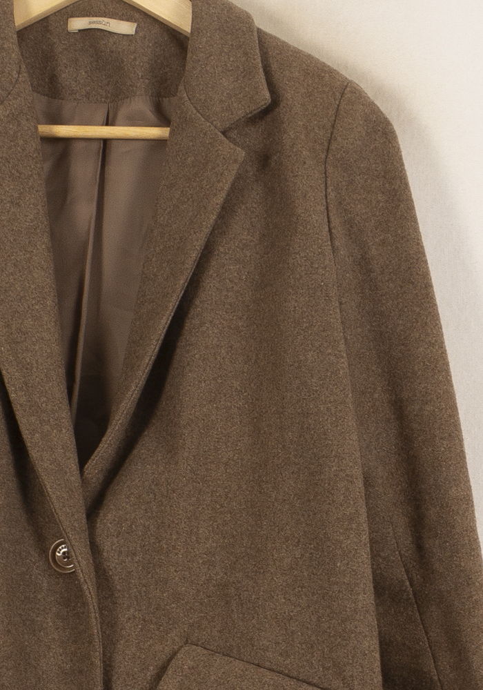 Manteau Marron - Taille XS/34 de la marque Sessùn | PARAD27298 - Vendu par Paradigme - Image 3