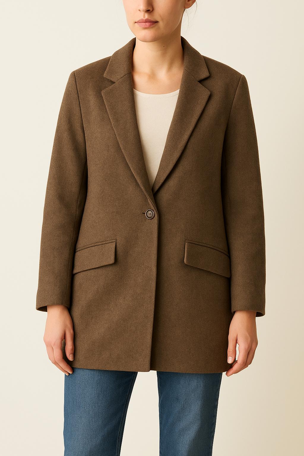 Manteau Marron - Taille XS/34 de la marque Sessùn | PARAD27298 - Vendu par Paradigme - Image 1