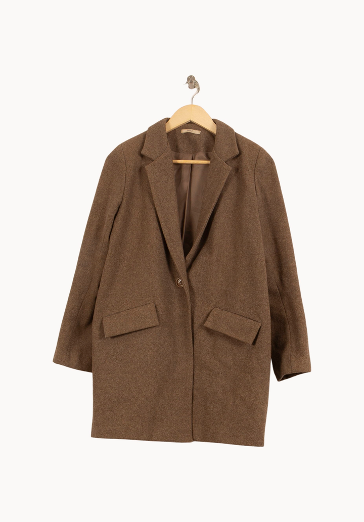 Manteau Marron - Taille XS/34 de la marque Sessùn | PARAD27298 - Vendu par Paradigme - Image 2