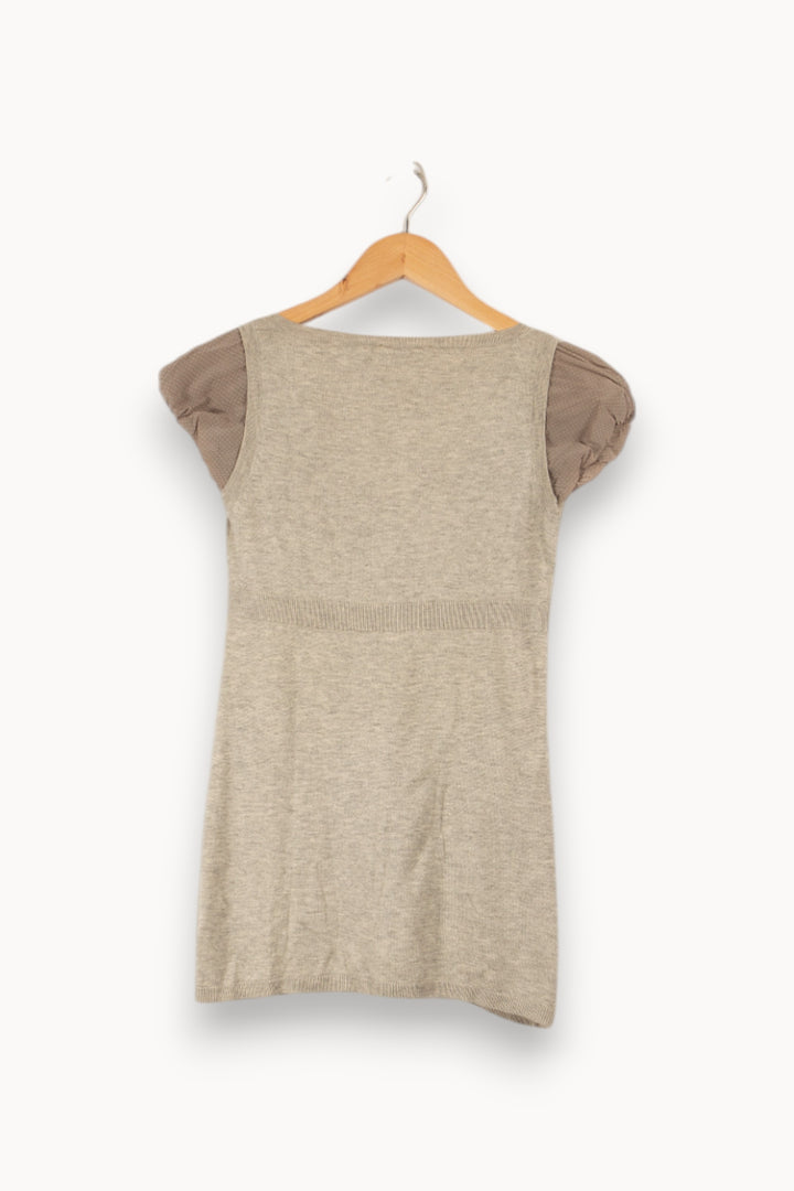 T shirt gris de la marque Comptoir des Cotonniers | PARAD27308 - Vendu par Paradigme - Image 2