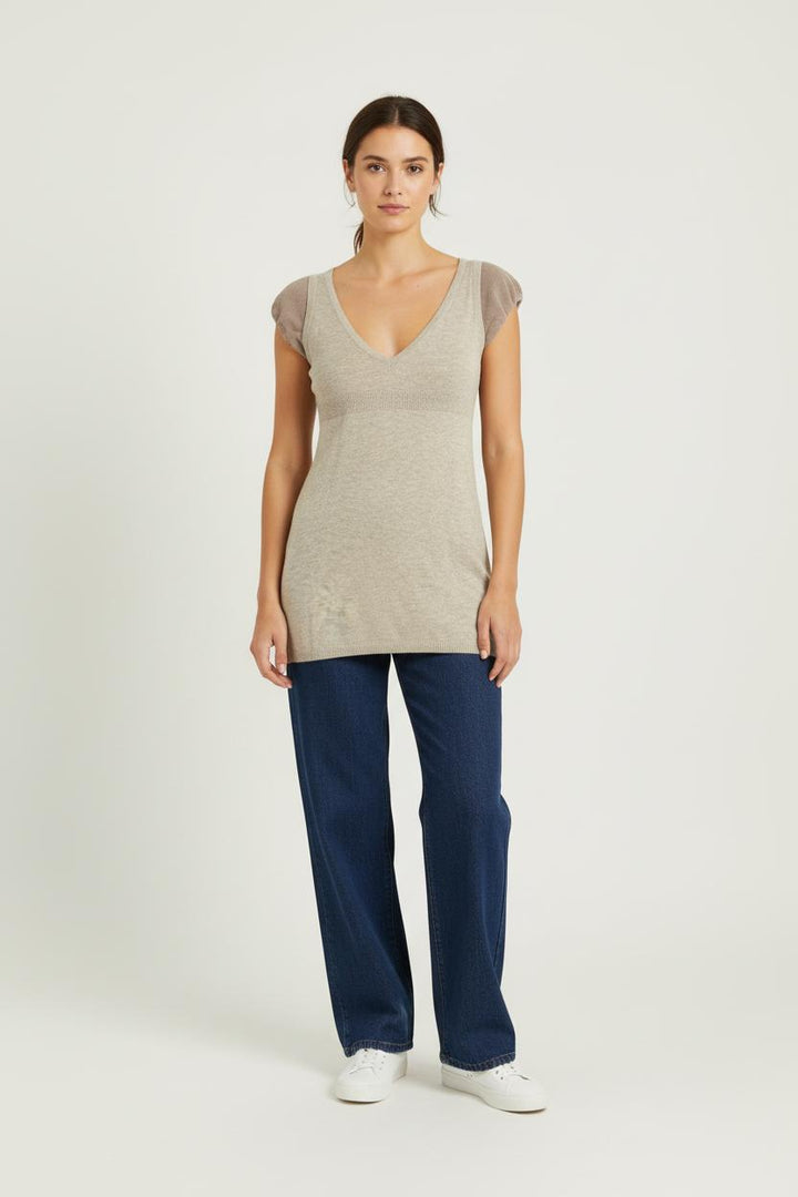 T-shirt gris - Taille S/36