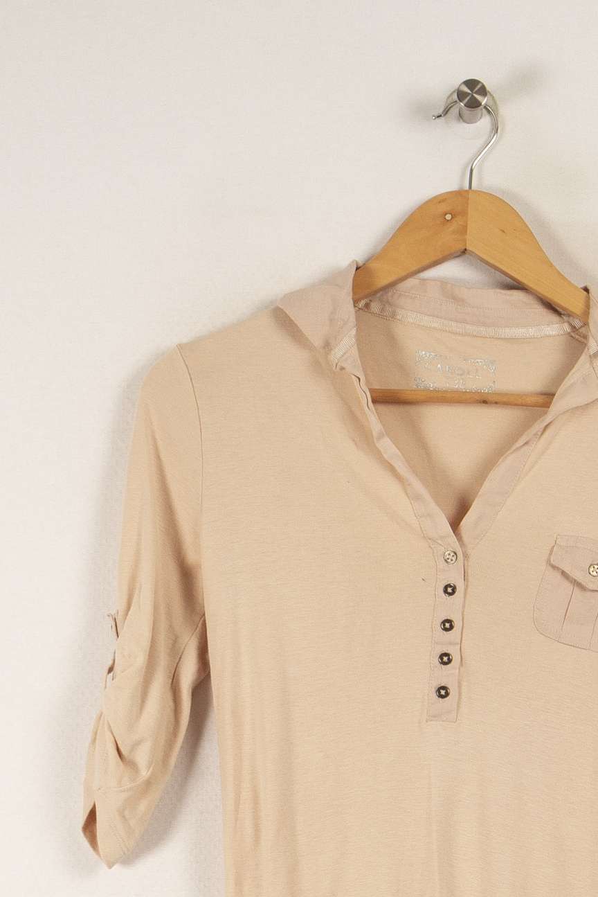 Top rose clair de la marque Caroll | PARAD27336 - Vendu par Paradigme - Image 2
