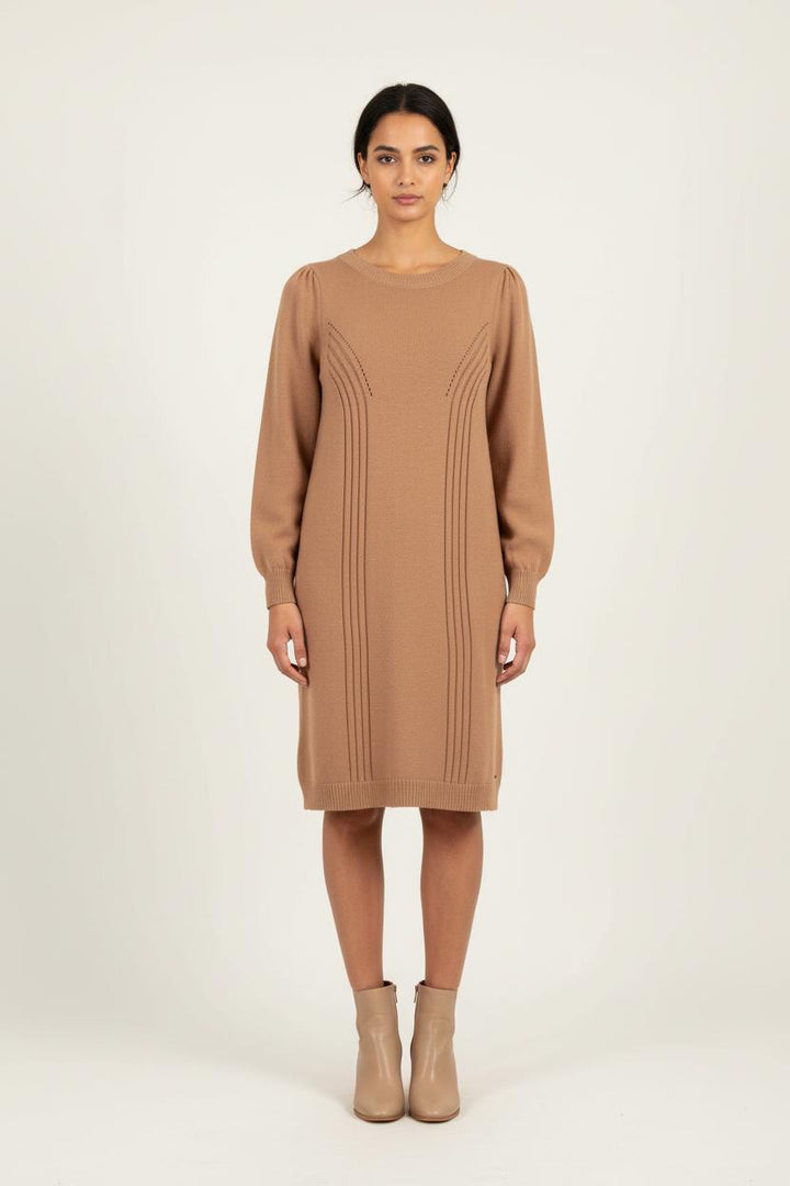 Robe Pull Marron - Taille S/36 de la marque IKKS | PARAD27353 - Vendu par Paradigme - Image 1