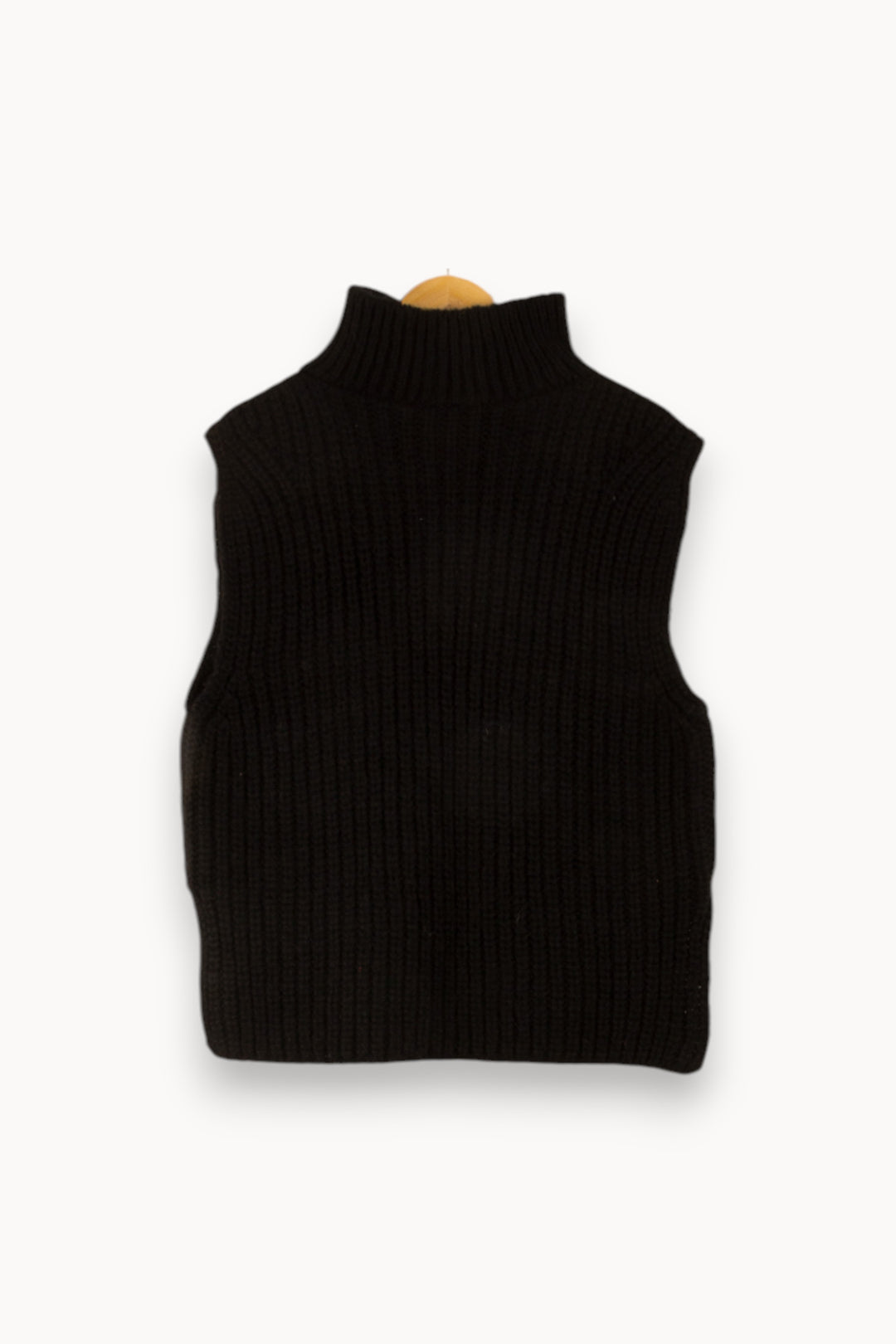 Pull Sans Manches Noir - Taille L/40 de la marque Petite Mendigote | PARAD27358 - Vendu par Paradigme - Image 4
