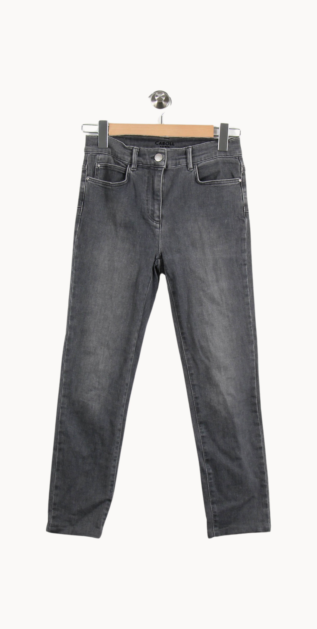 Jean Gris - Taille XS/34 de la marque Caroll | PARAD27360 - Vendu par Paradigme - Image 2