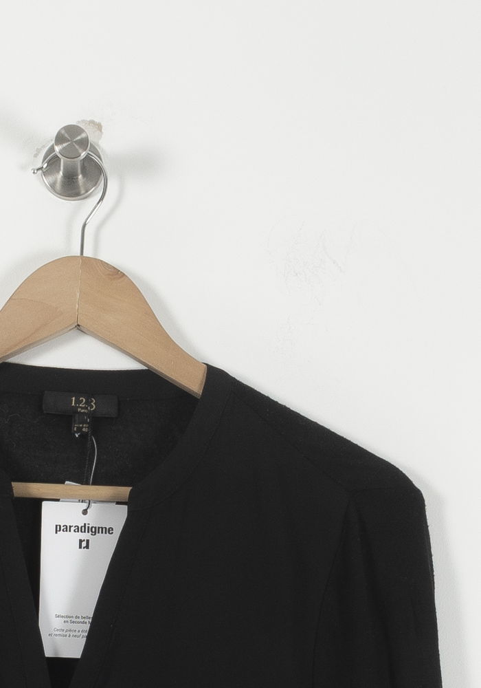 Blouse Noire - Taille M/38 de la marque Maison 123 | PARAD27382 - Vendu par Paradigme - Image 3