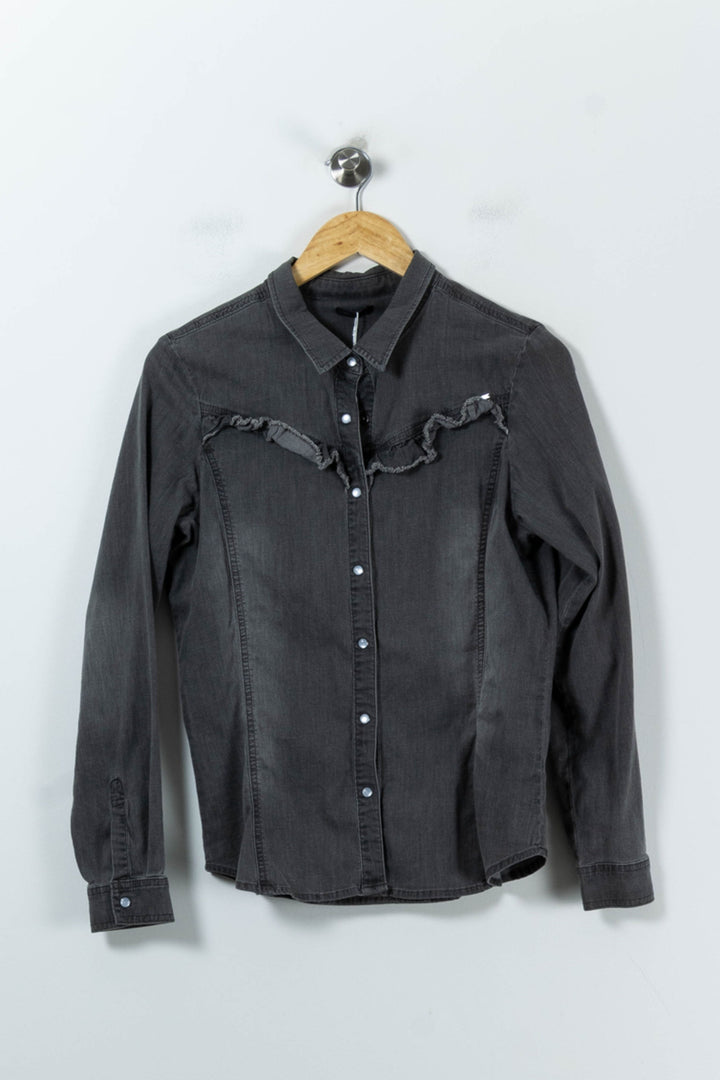 Chemise Gris - Taille L/40 de la marque IKKS | PARAD27383 - Vendu par Paradigme - Image 2