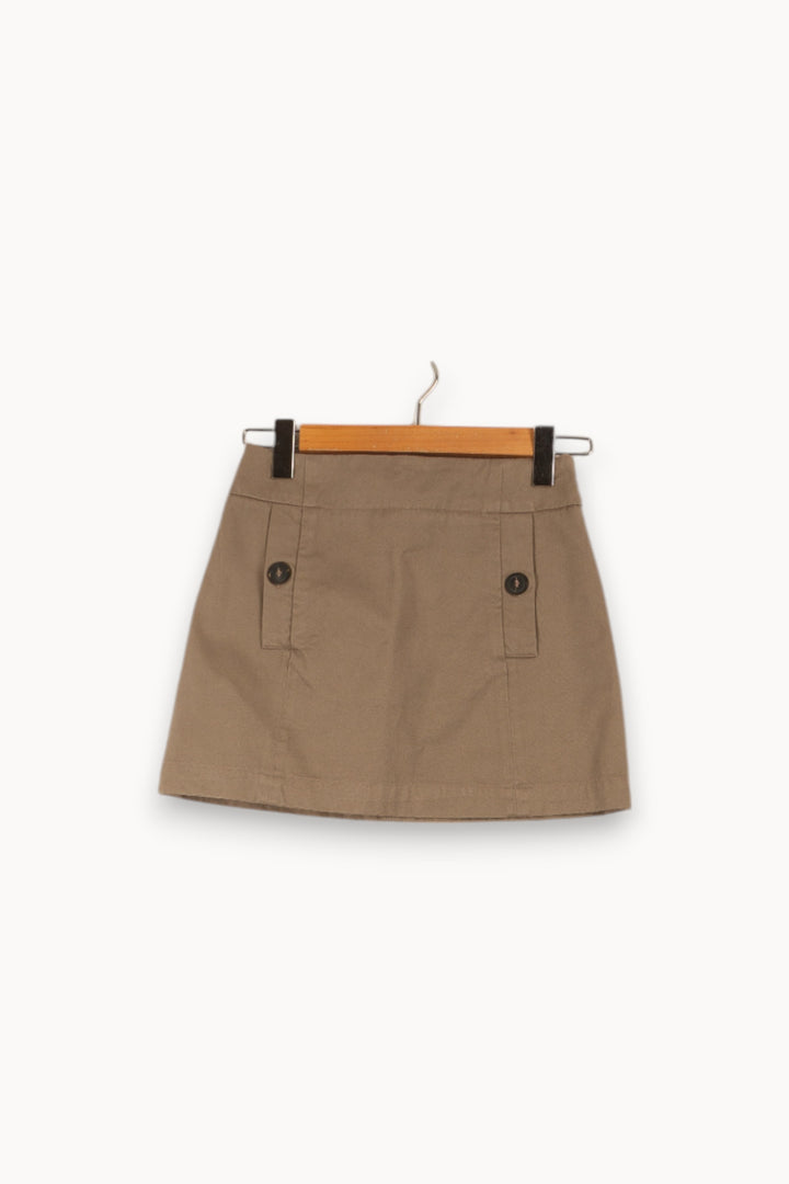 Jupe grise de la marque Comptoir des Cotonniers | PARAD27387 - Vendu par Paradigme - Image 2