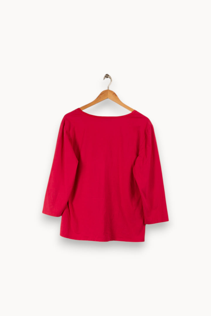 T shirt manches longues rose taille 46 de la marque Maison 123 | PARAD27394 - Vendu par Paradigme - Image 2
