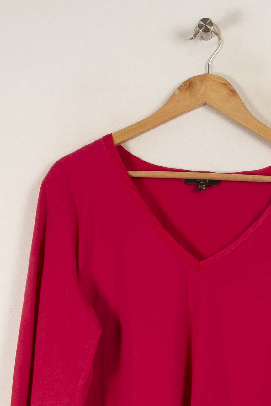 T shirt manches longues rose taille 46 de la marque Maison 123 | PARAD27394 - Vendu par Paradigme - Image 1