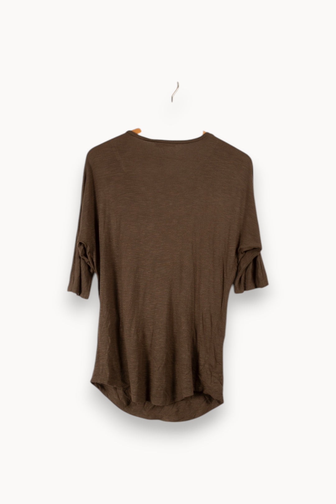 T shirt manches longues vert de la marque Sandro | PARAD27395 - Vendu par Paradigme - Image 2