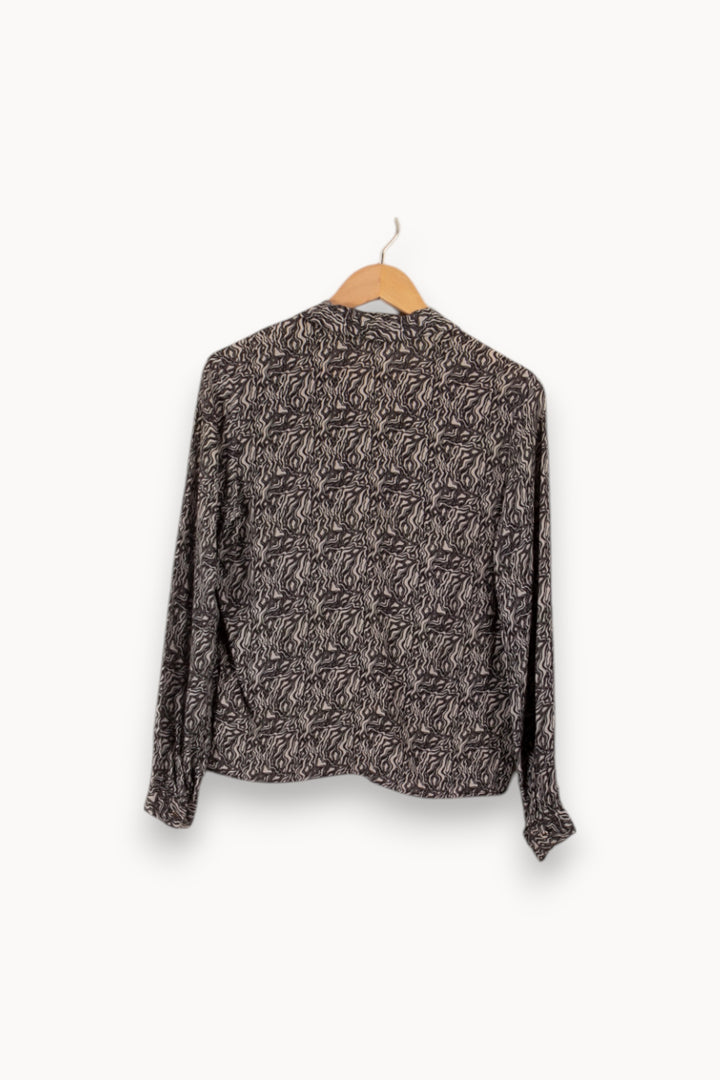 Chemise noire à motifs de la marque Marie Sixtine | PARAD27401 - Vendu par Paradigme - Image 3