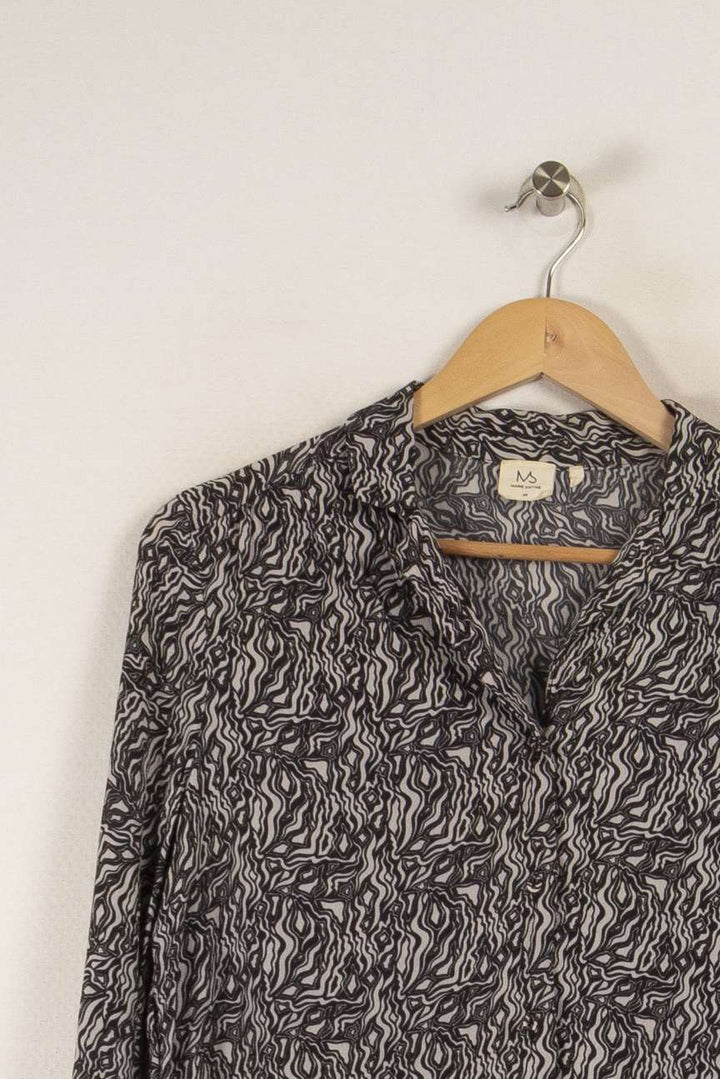 Chemise noire à motifs de la marque Marie Sixtine | PARAD27401 - Vendu par Paradigme - Image 2