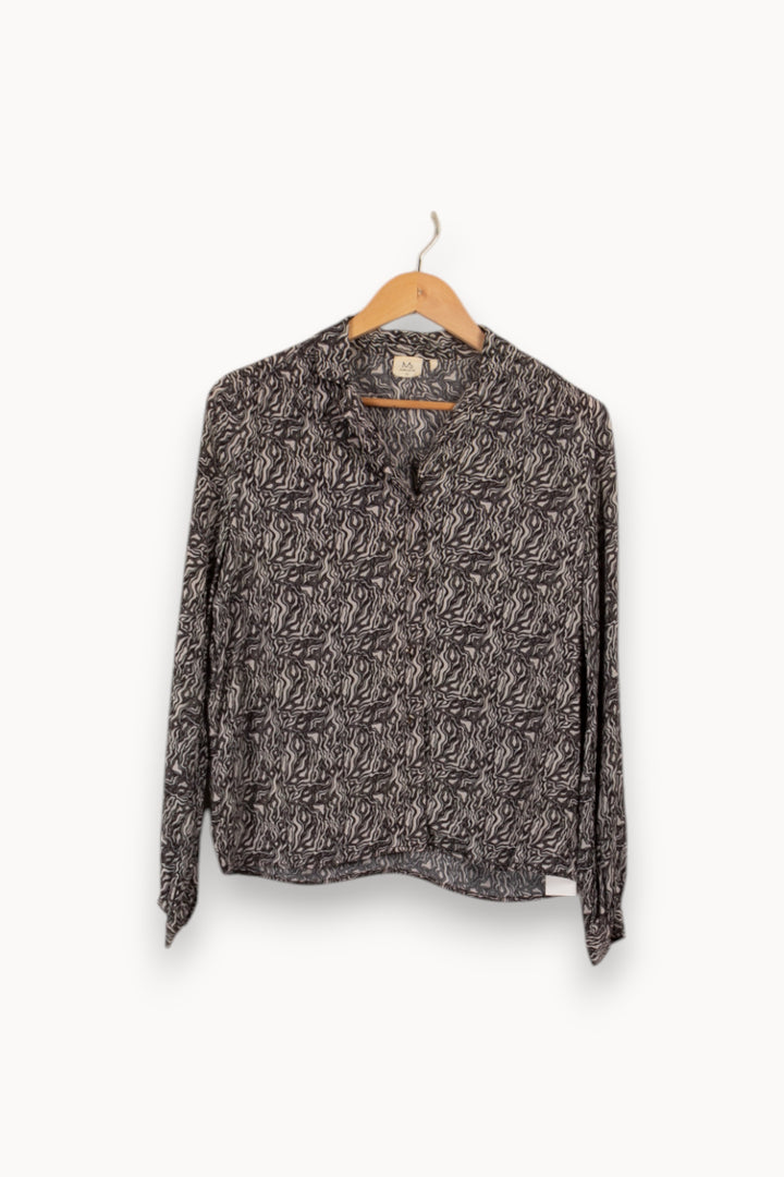 Chemise noire à motifs de la marque Marie Sixtine | PARAD27401 - Vendu par Paradigme - Image 1