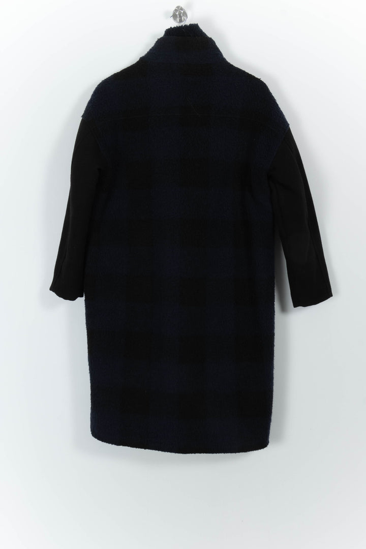 Manteau Bleu et Noir - Taille M/38 de la marque La Fée Maraboutée | PARAD27403 - Vendu par Paradigme - Image 4