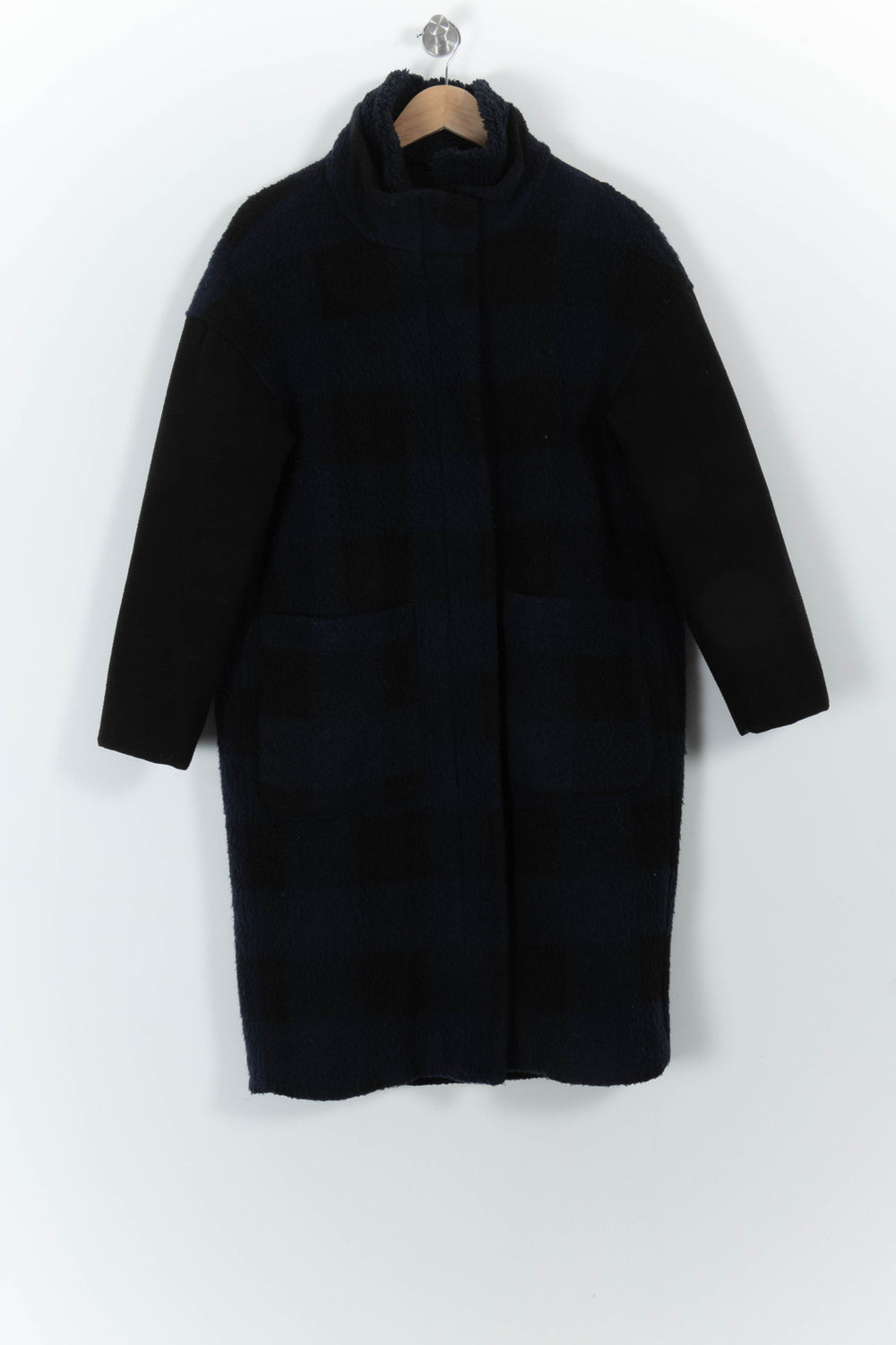 Manteau Bleu et Noir - Taille M/38 de la marque La Fée Maraboutée | PARAD27403 - Vendu par Paradigme - Image 2