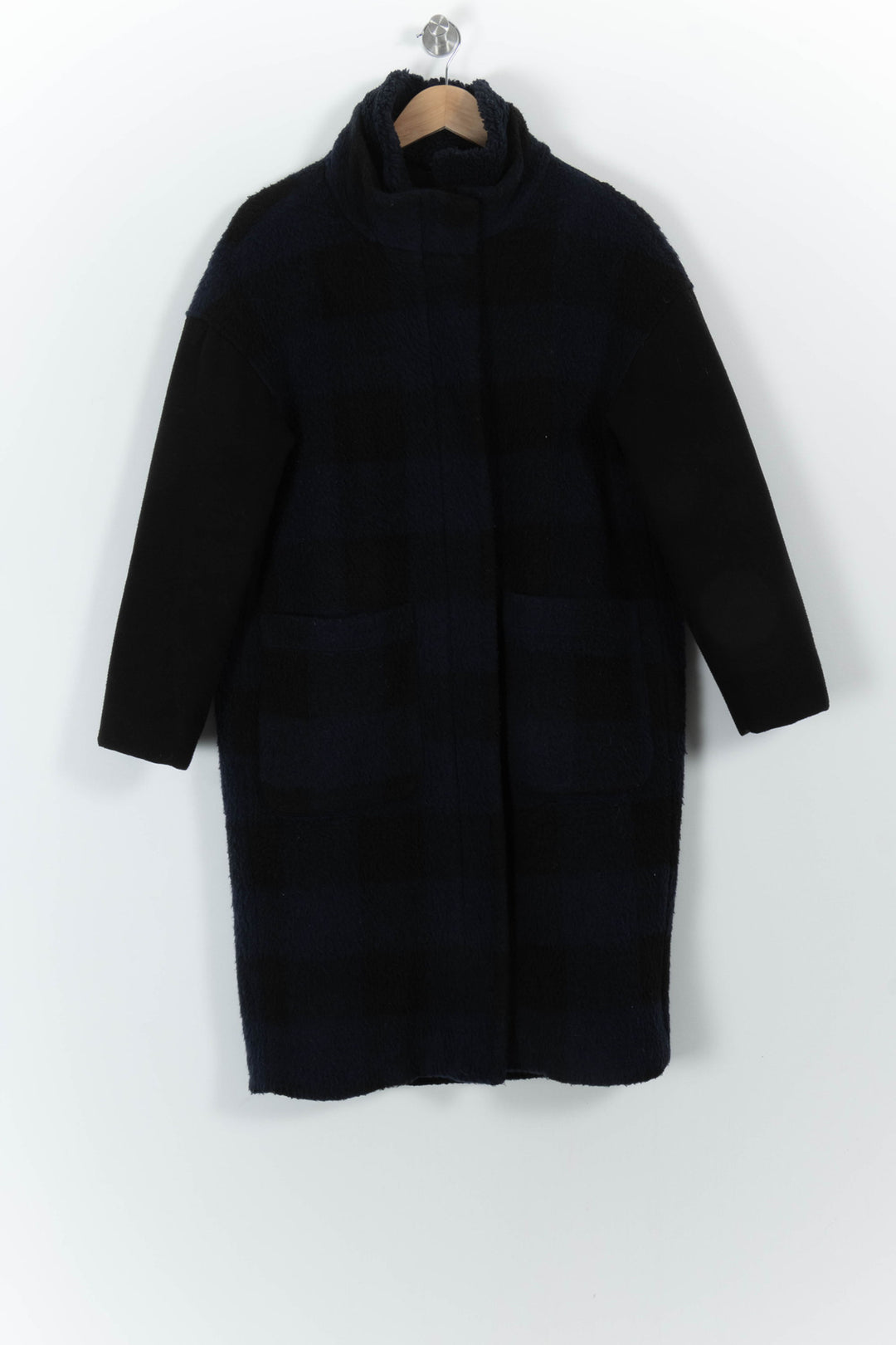 Manteau Bleu et Noir - Taille M/38 de la marque La Fée Maraboutée | PARAD27403 - Vendu par Paradigme - Image 2
