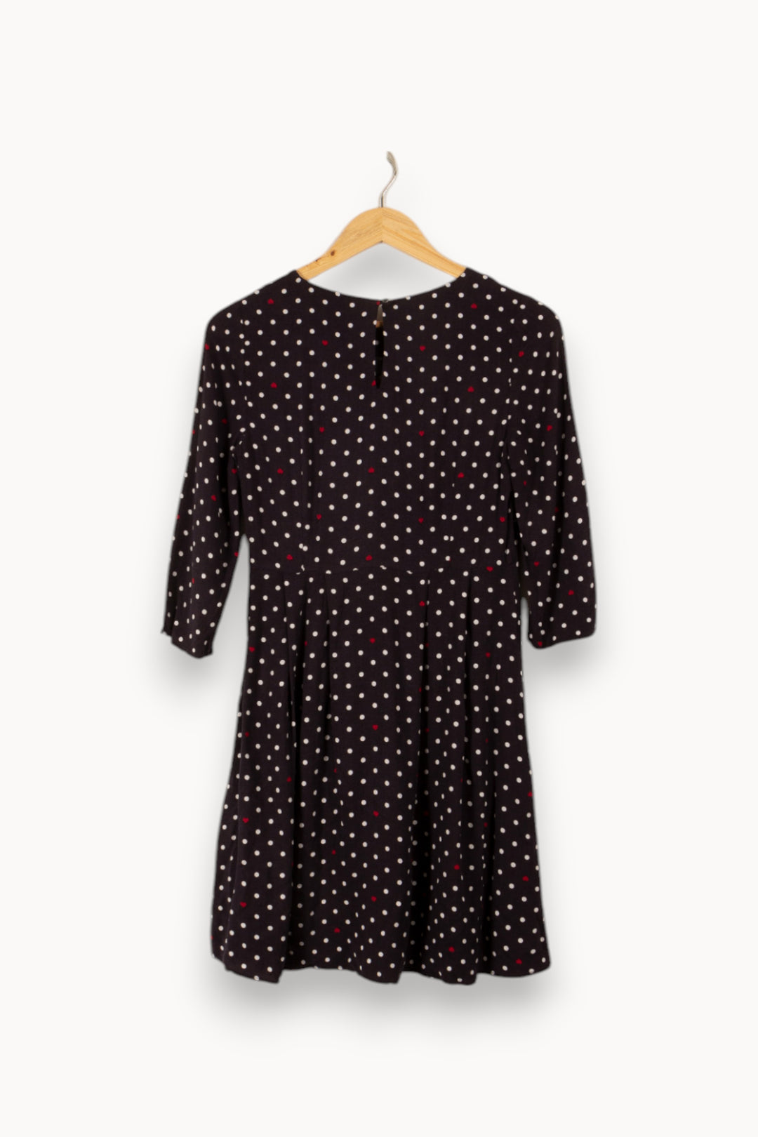 Robe noire à pois de la marque Claudie Pierlot | PARAD27412 - Vendu par Paradigme - Image 3