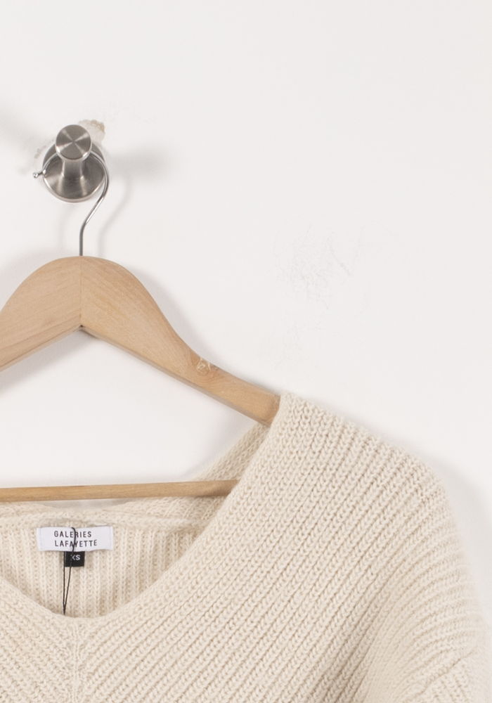 Pull Blanc - Taille XS/34 de la marque Galeries Lafayette | PARAD27422 - Vendu par Paradigme - Image 3