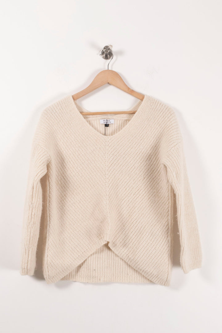 Pull Blanc - Taille XS/34 de la marque Galeries Lafayette | PARAD27422 - Vendu par Paradigme - Image 2