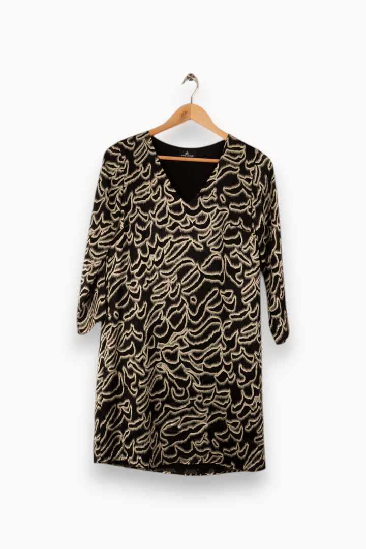 Robe noire à motifs de la marque One Step | PARAD27431 - Vendu par Paradigme - Image 1