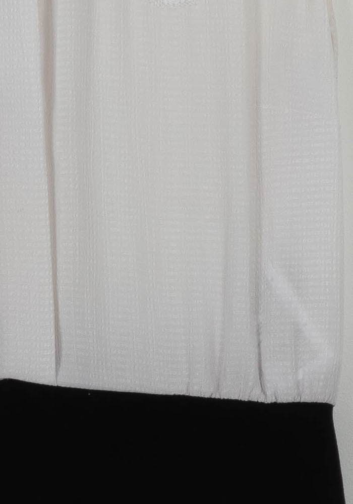 Robe Courte Blanche et Noire - Taille S/36 de la marque Sandro | PARAD27441 - Vendu par Paradigme - Image 3