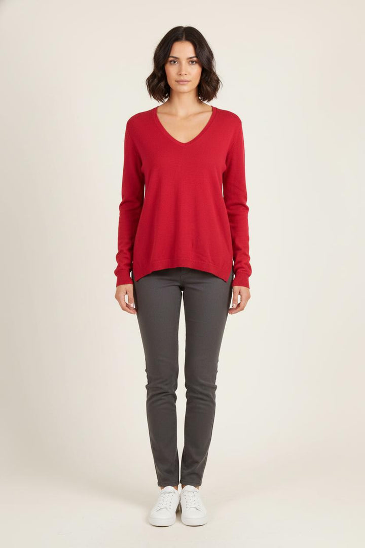 Pull Rouge - Taille M/38 de la marque Zadig&Voltaire | PARAD27445 - Vendu par Paradigme - Image 1