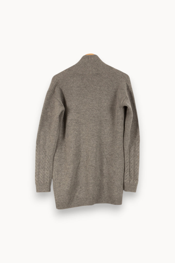 Cardigan Gris - Taille S/36 de la marque IKKS | PARAD27454 - Vendu par Paradigme - Image 4