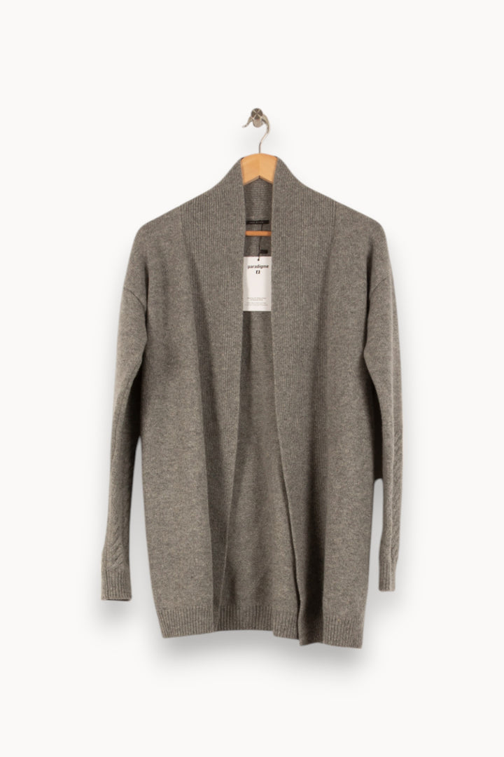 Cardigan Gris - Taille S/36 de la marque IKKS | PARAD27454 - Vendu par Paradigme - Image 2