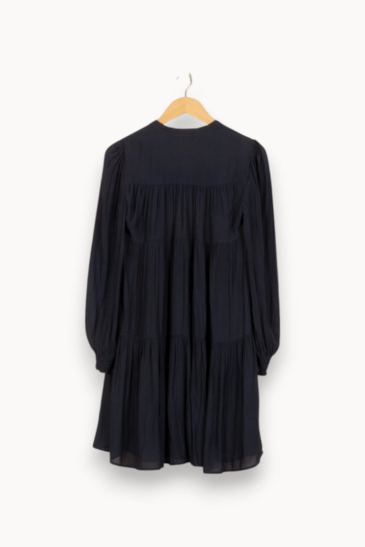 Robe Midi Bleue - Taille XS/34 de la marque Caroll | PARAD27458 - Vendu par Paradigme - Image 4