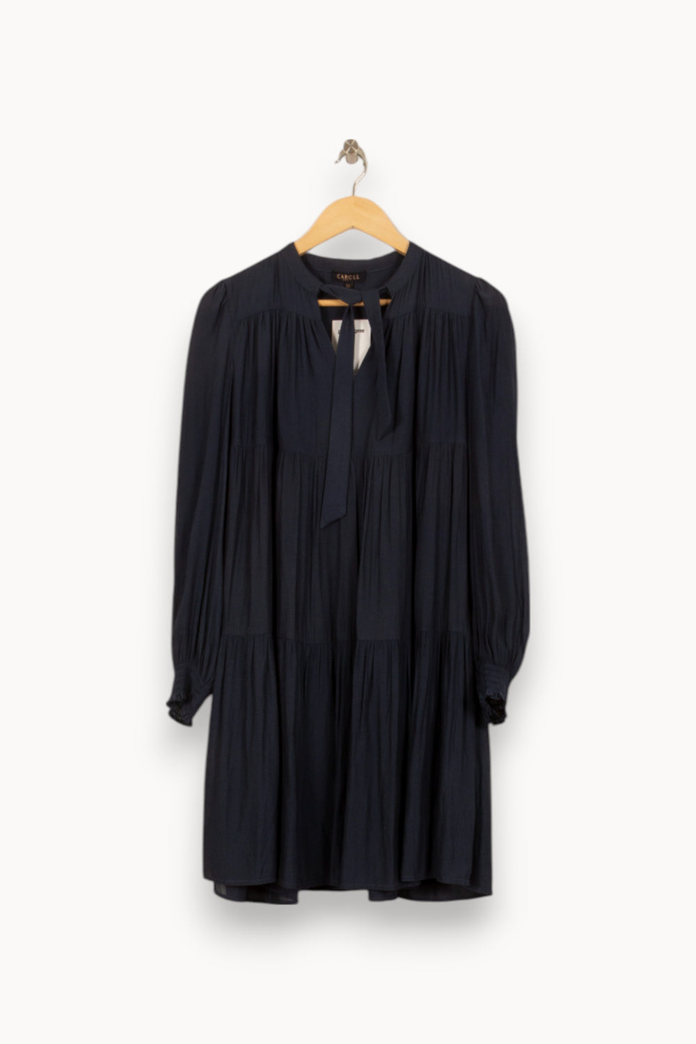 Robe Midi Bleue - Taille XS/34 de la marque Caroll | PARAD27458 - Vendu par Paradigme - Image 2